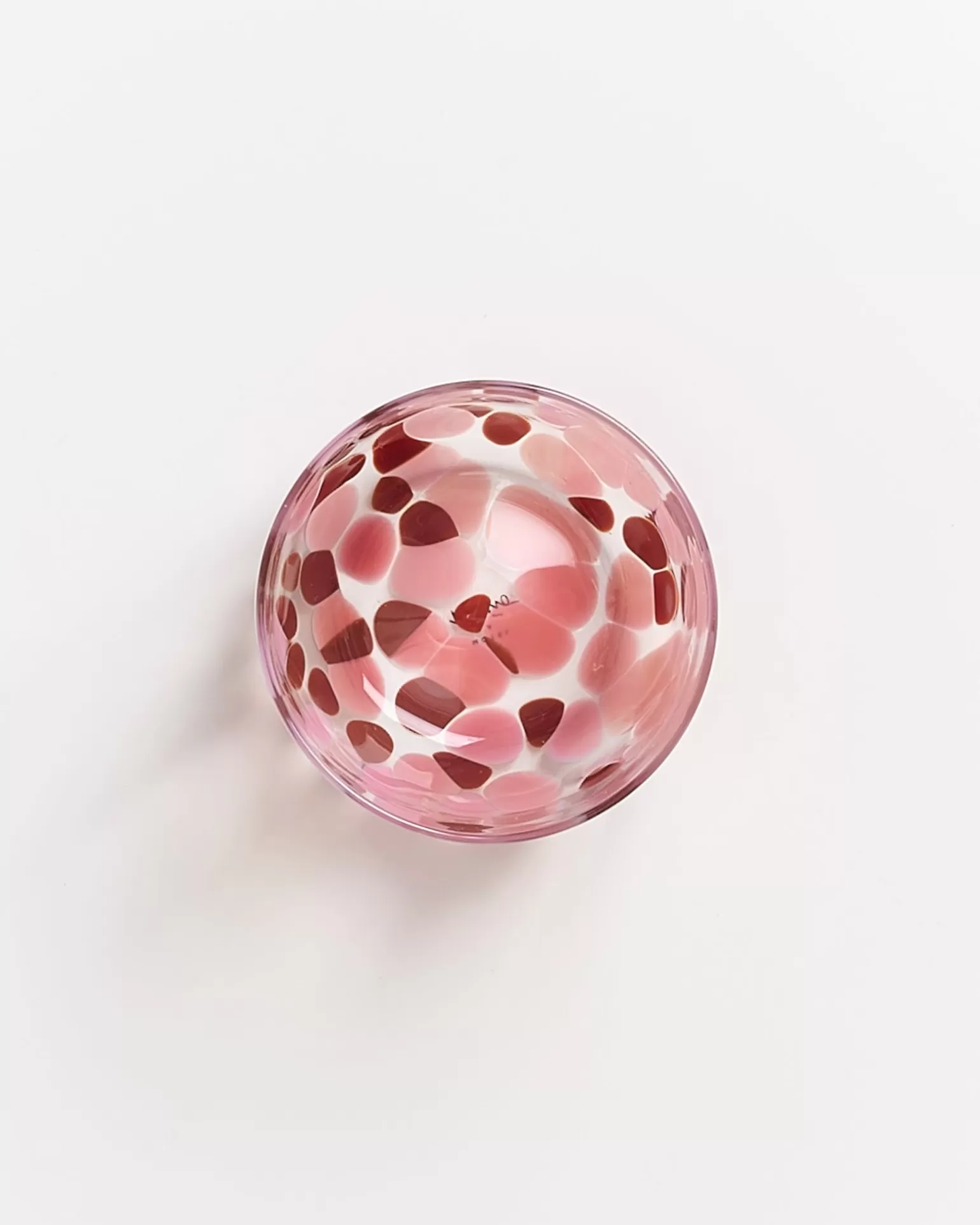 alegria_set_of__glass_large_drops_amber_pink_2.webp Shop Motel a Miio Alegria Set Of 6 Glass Large drops amber pink