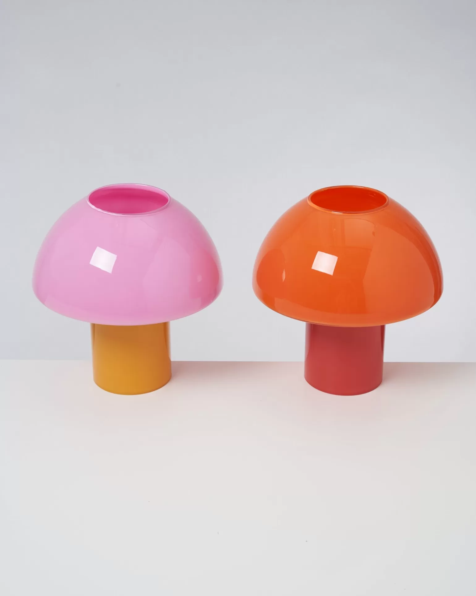 cogumelo__glass_lamp_pink_yellow_3.webp Outlet Motel a Miio Cogumelo - Glass Lamp Pink Yellow rosa gelb