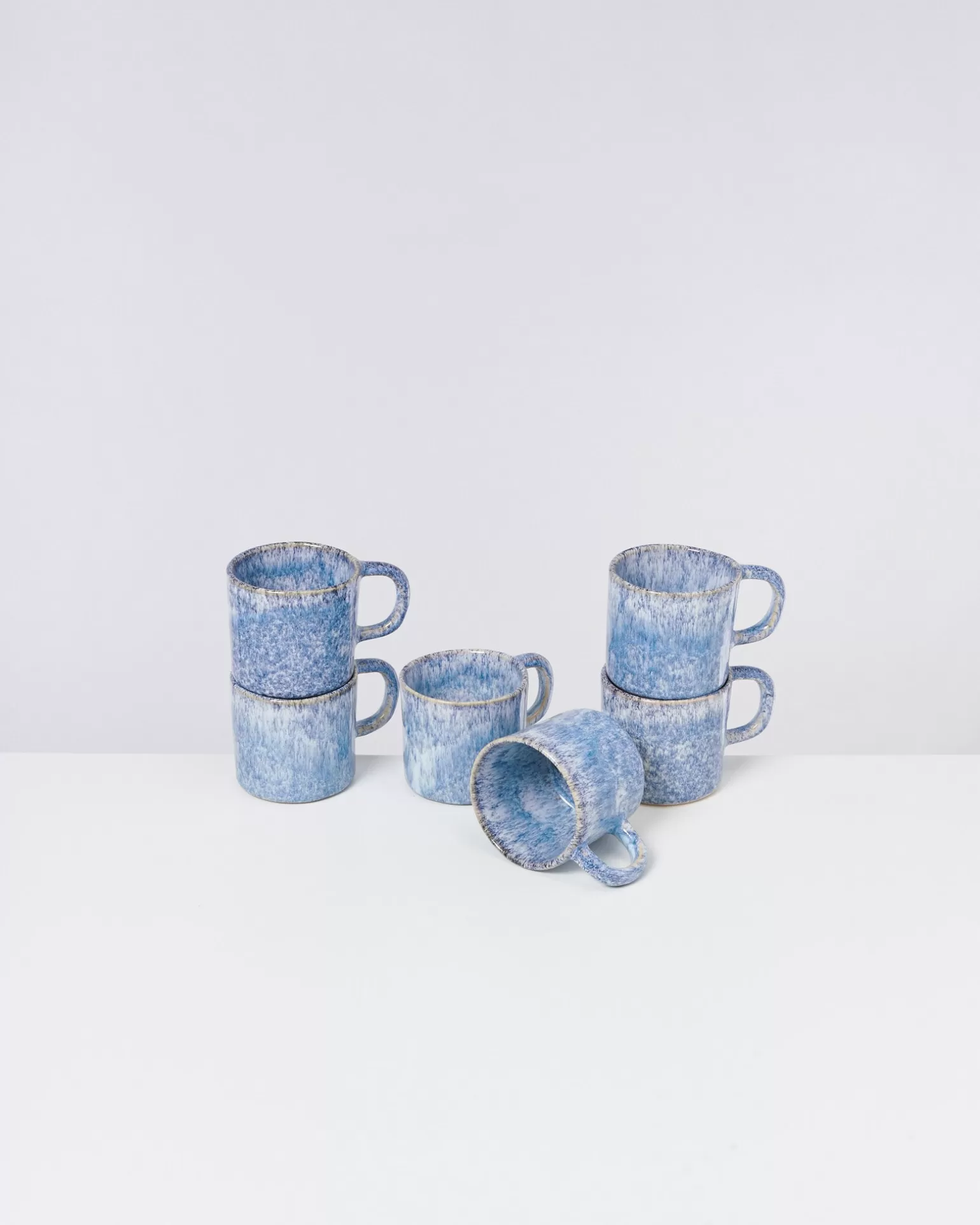 Sale Motel a Miio Cordoama - Set Of 6 Mugs Small Blue Speckled speckled blue
