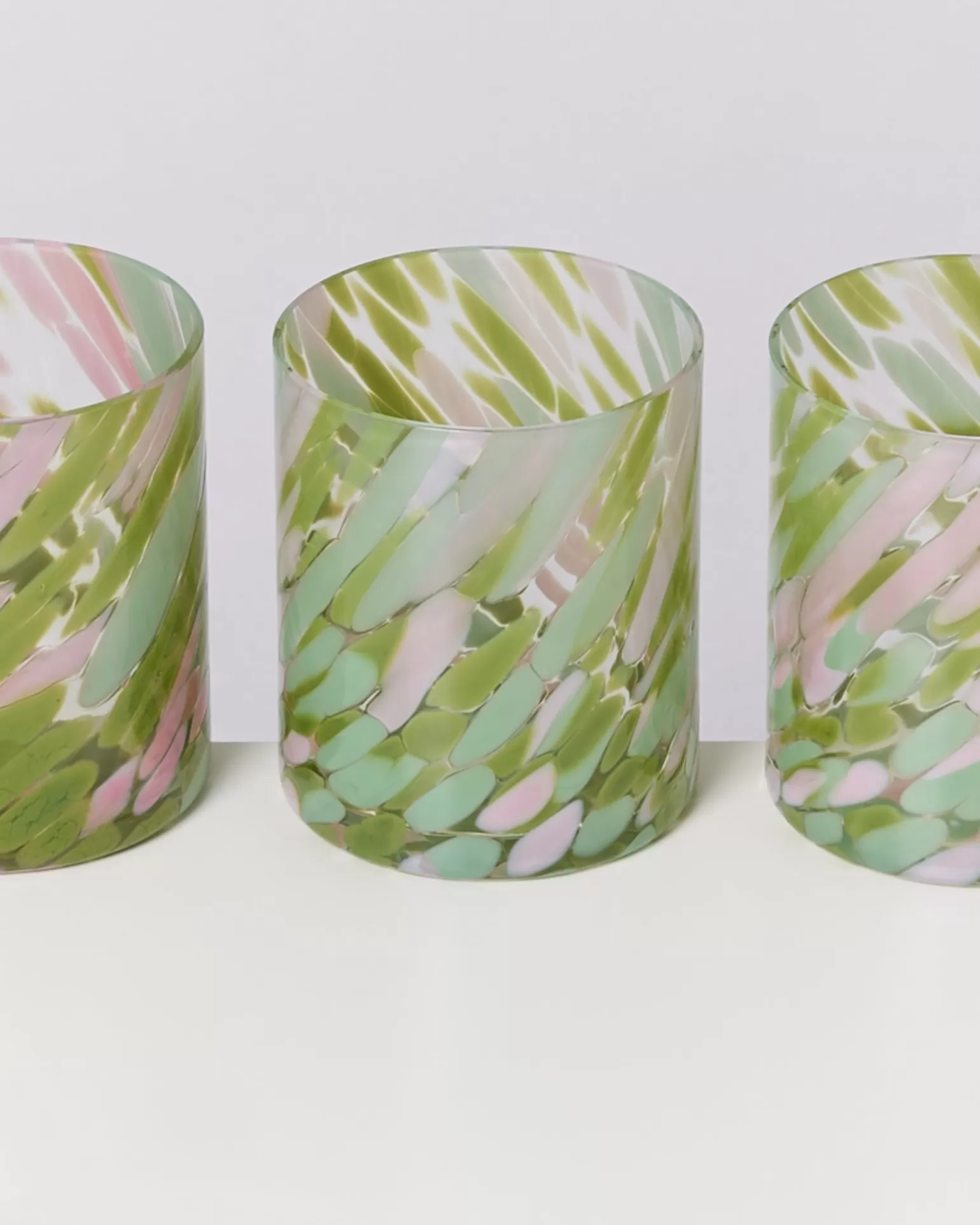 joia__glass_large_drops_green_pink_2.webp Cheap Motel a Miio Joia - Glass Large Drops green pink