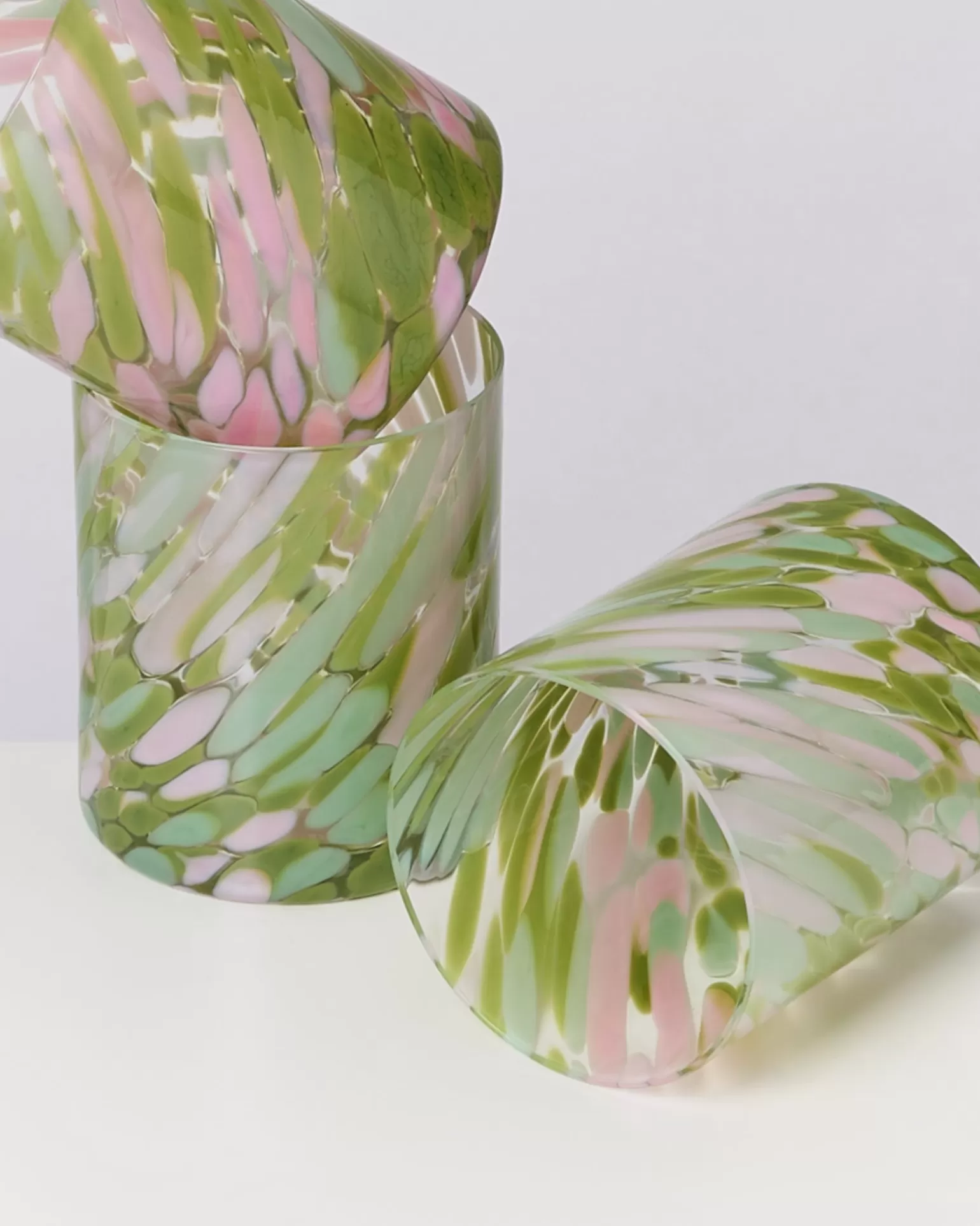 joia__glass_large_drops_green_pink_3.webp Cheap Motel a Miio Joia - Glass Large Drops green pink