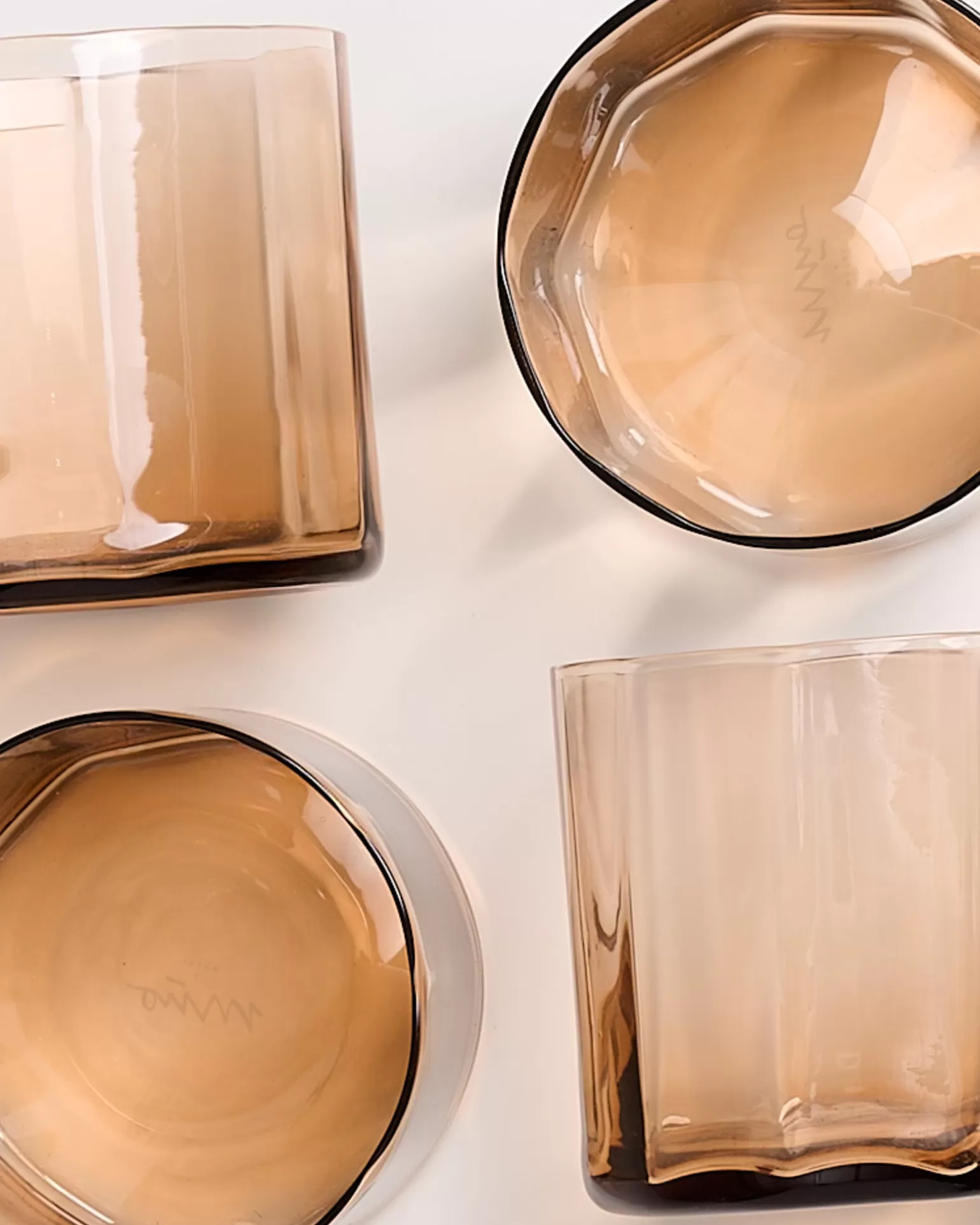 joia__set_of__glasses_flower_bronze_2.webp Hot Motel a Miio Joia - Set Of 4 Glasses Flower bronze