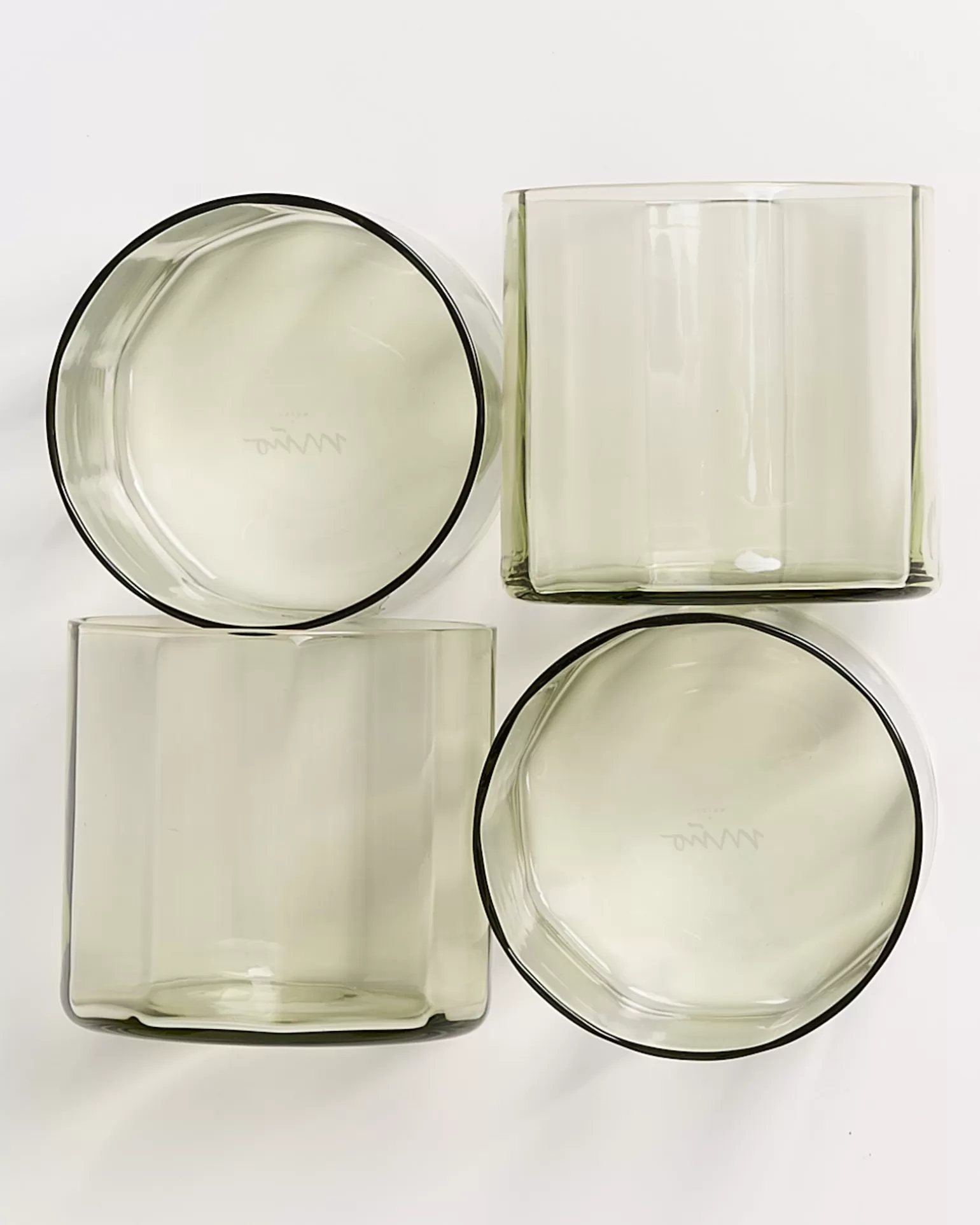 joia__set_of__glasses_flower_emerald_2-1.webp Outlet Motel a Miio Joia - Set Of 4 Glasses Flower Emerald smaragd