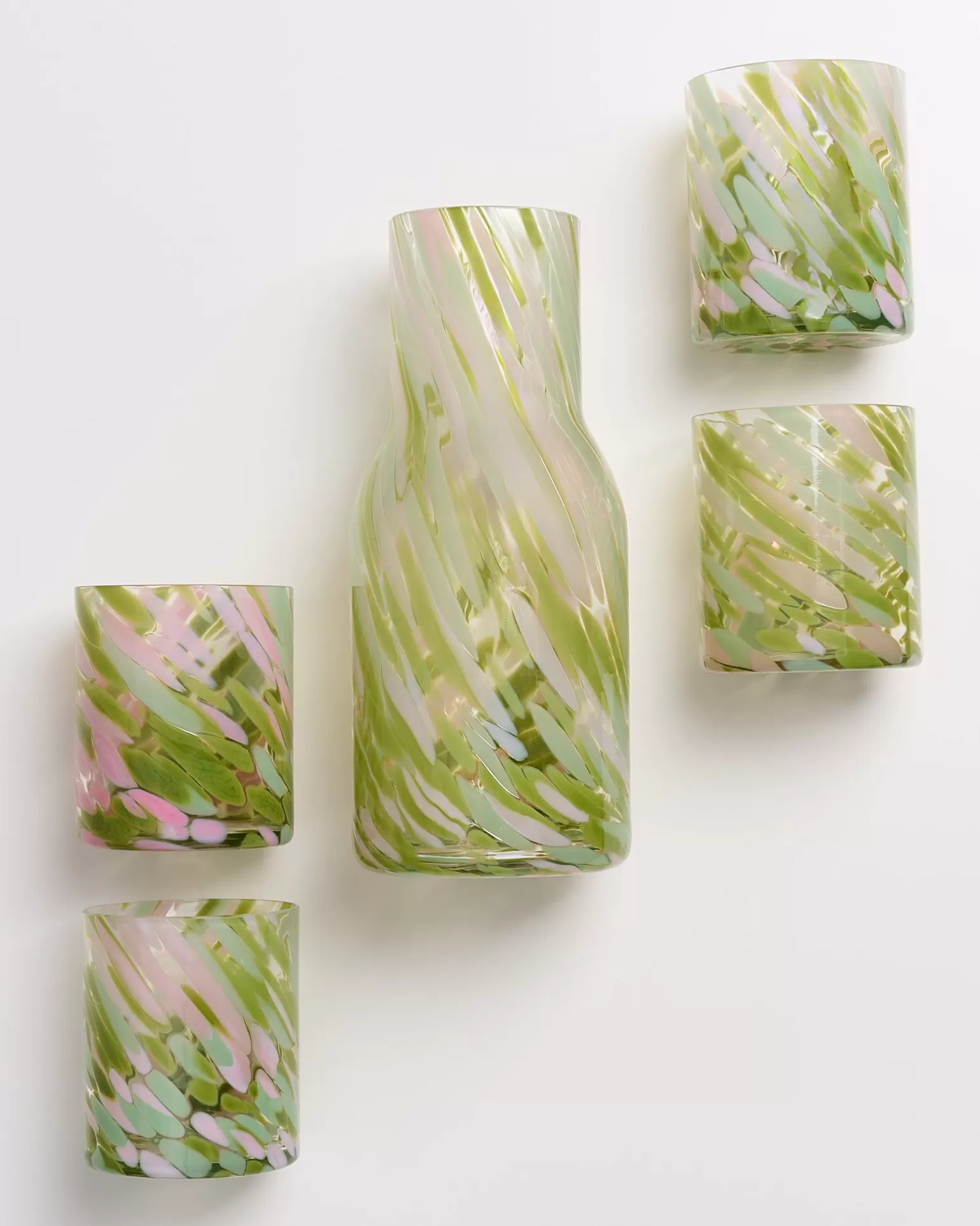 joia_drops__set_of__pieces_big_green_pink_2.webp Shop Motel a Miio Joia Drops - Set Of 5 Pieces Big Green Pink grün rosa