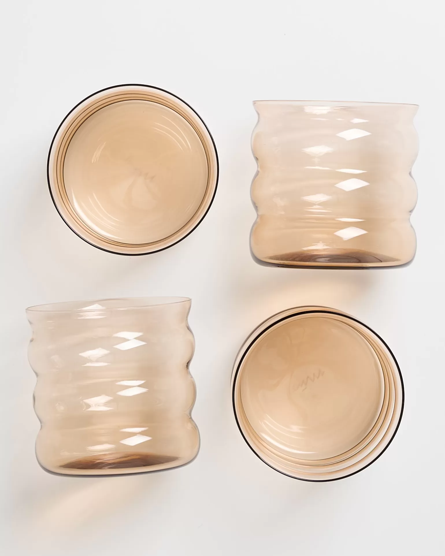 joia_er_set_glas_bubble_bronze_2.webp Flash Sale Motel a Miio Joia 4er Set Glas Bubble bronze