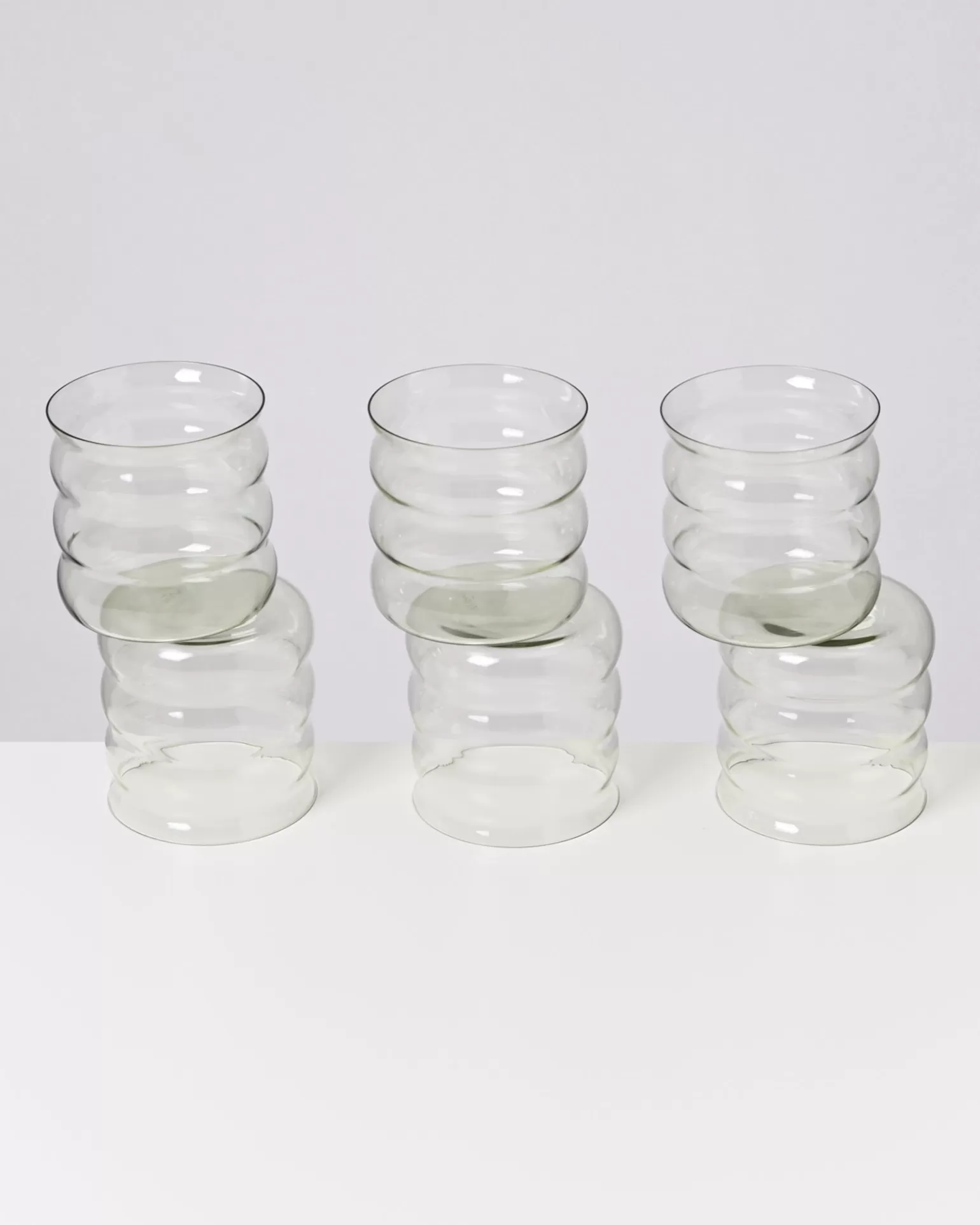 joia_er_set_glas_bubble_smaragd_3.webp Sale Motel a Miio Joia 6er Set Glas Bubble smaragd