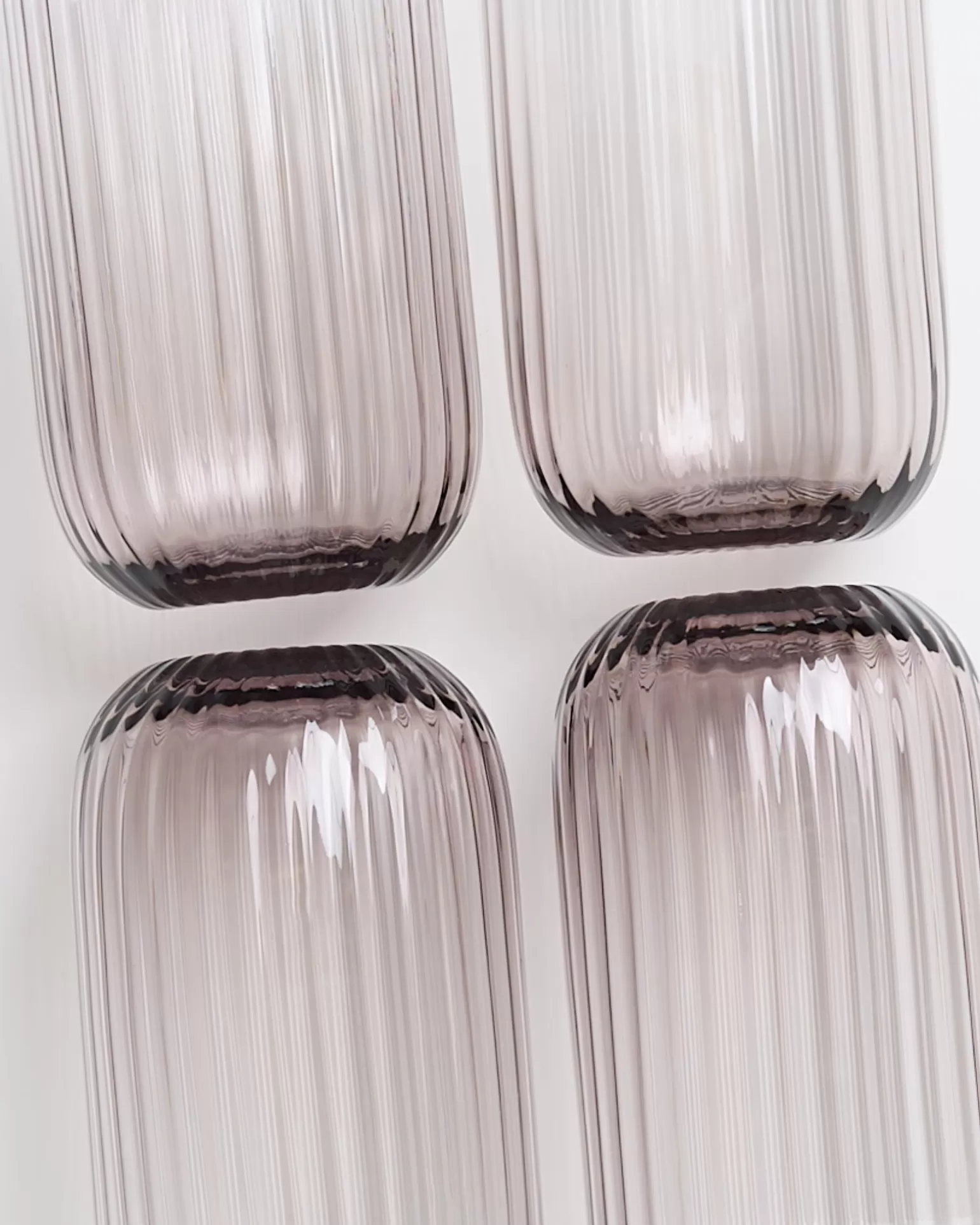 joia_er_set_glas_riffled_amethist_3.webp Discount Motel a Miio Joia 4er Set Glas Riffled amethist