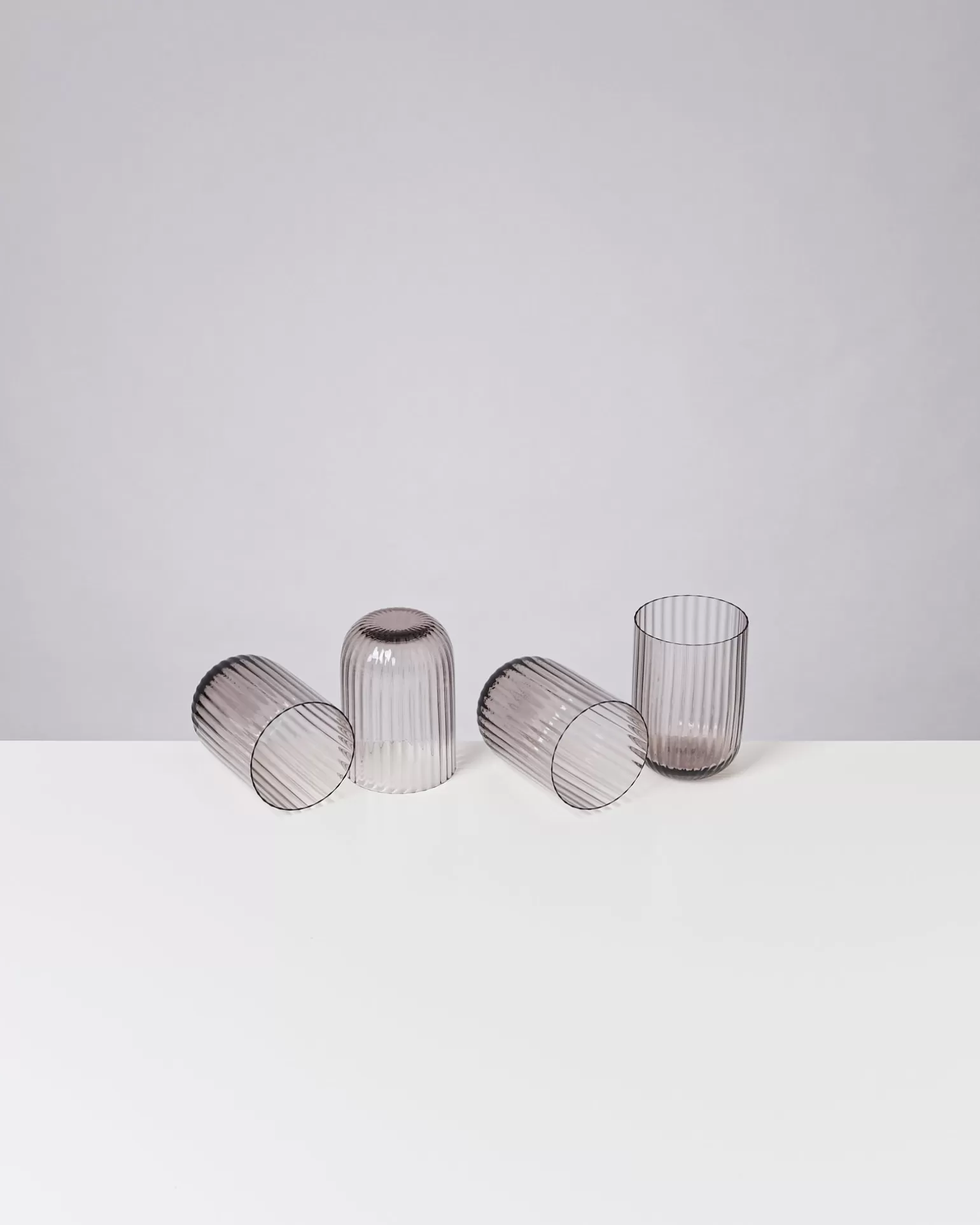 joia_er_set_glas_riffled_amethist_4.webp Discount Motel a Miio Joia 4er Set Glas Riffled amethist