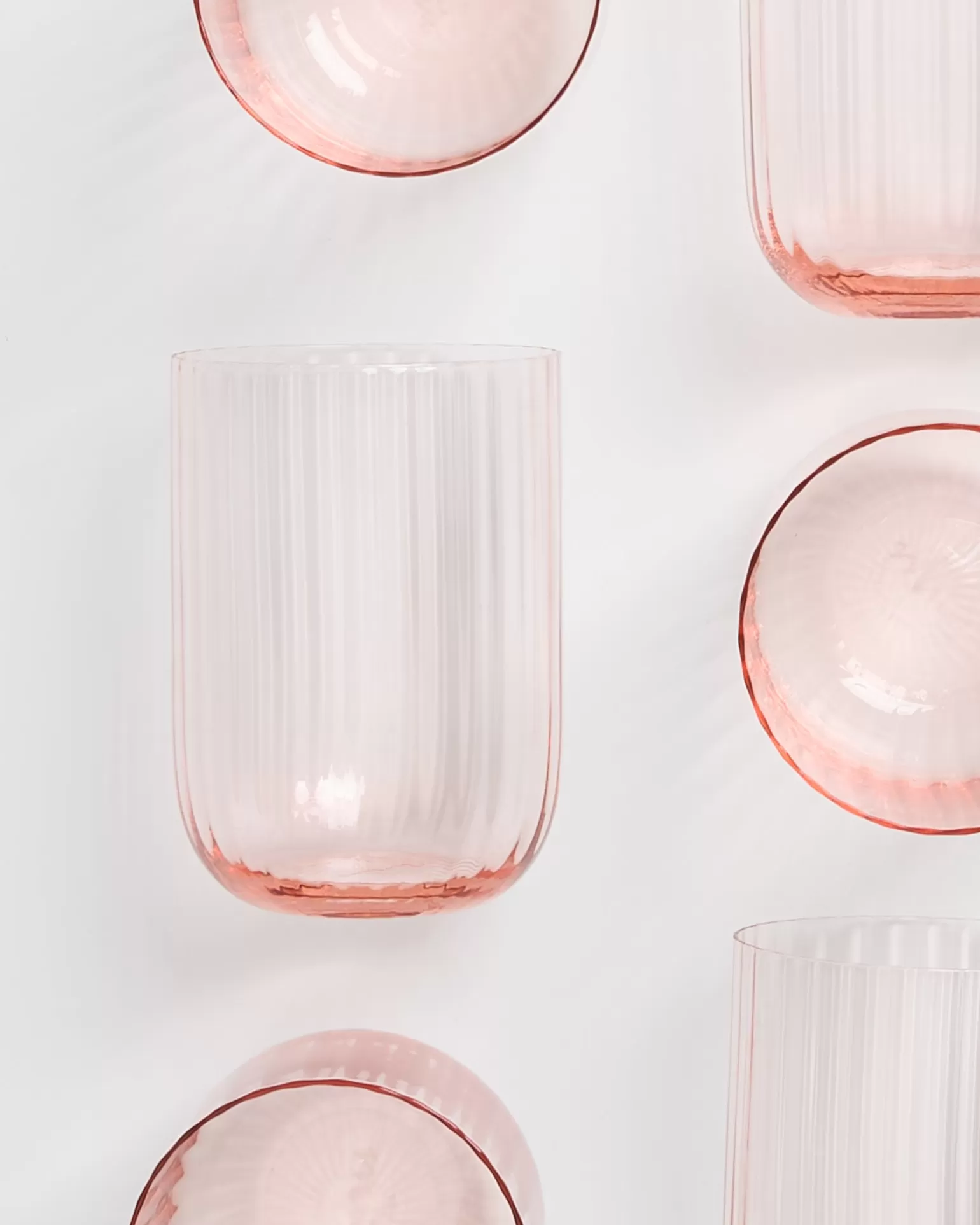 joia_er_set_glas_riffled_pink_opal_2-1.webp Sale Motel a Miio Joia 6er Set Glas Riffled pink opal