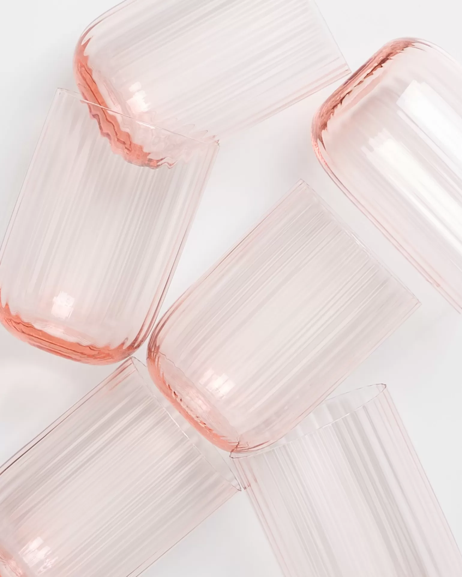 joia_er_set_glas_riffled_pink_opal_4-1.webp Sale Motel a Miio Joia 6er Set Glas Riffled pink opal