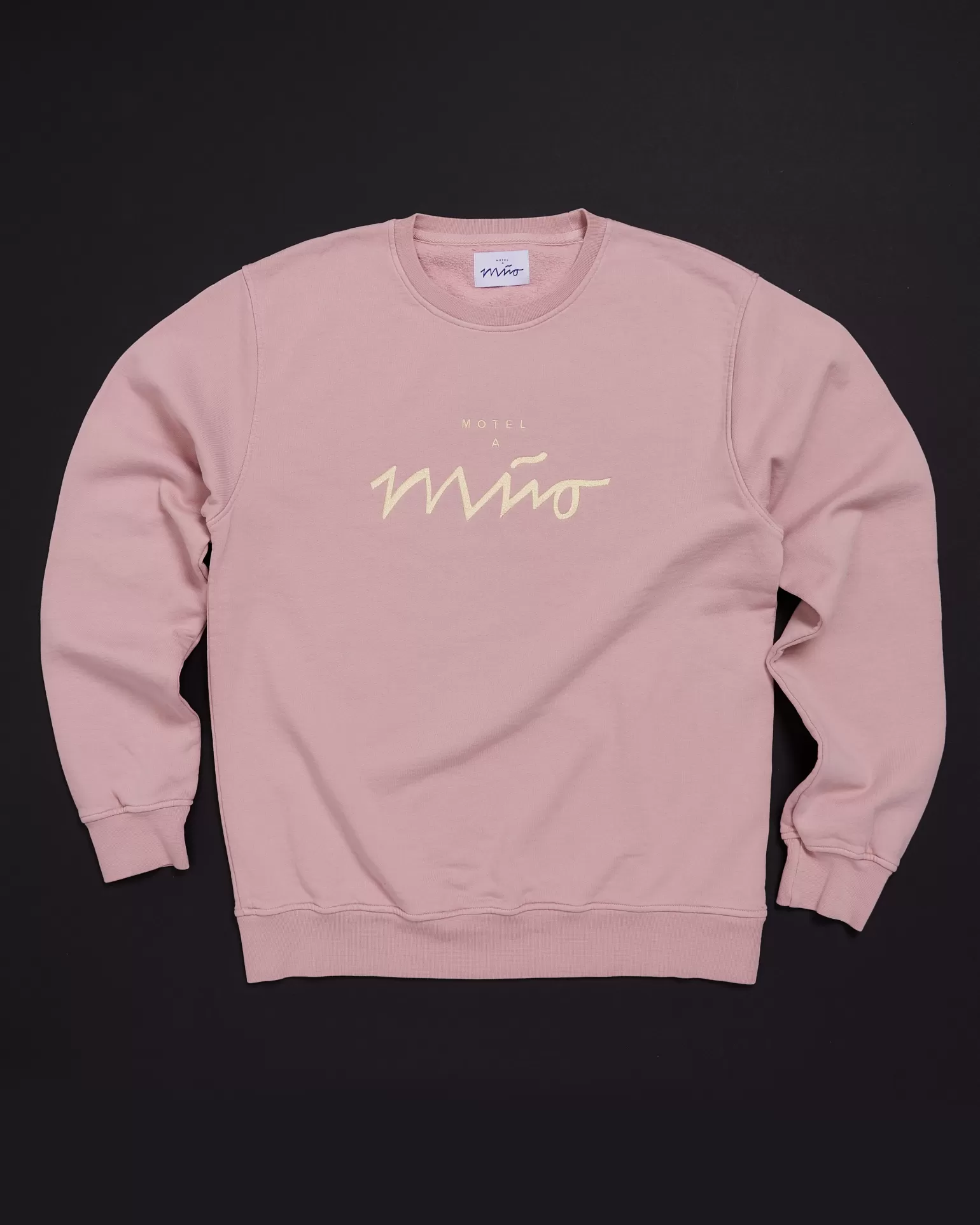 sweatshirt_men_rose_yellow_2-1.webp Online Motel a Miio Sweatshirt Men Rose Yellow rosé gelb